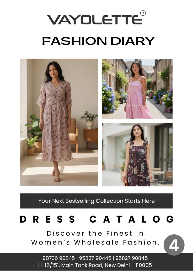 Latest Women’s Apparel Wholesale Catalogue Design