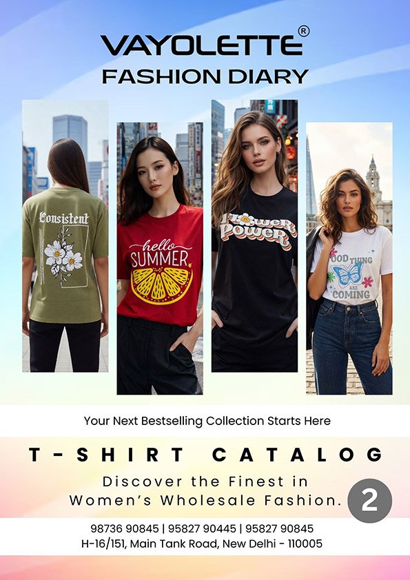 Women’s fashion t-shirt wholesale catalogue
