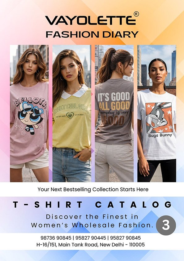 Casual women’s cotton t-shirt for everyday wear