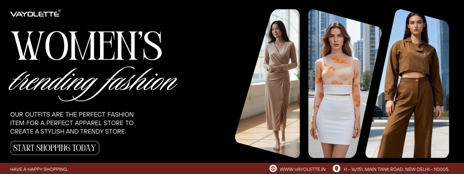 Vayolette women’s trending fashion wholesale collection stylish dresses and co-ord sets manufacturer in Delhi India bulk apparel supplier