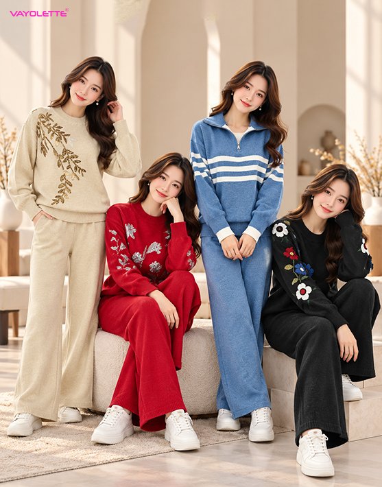 Wholesale winter co-ord sets for women